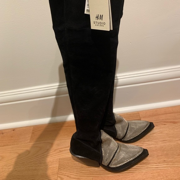 H&M Sudio A/W 2016 over the knee boots - Picture 2 of 7